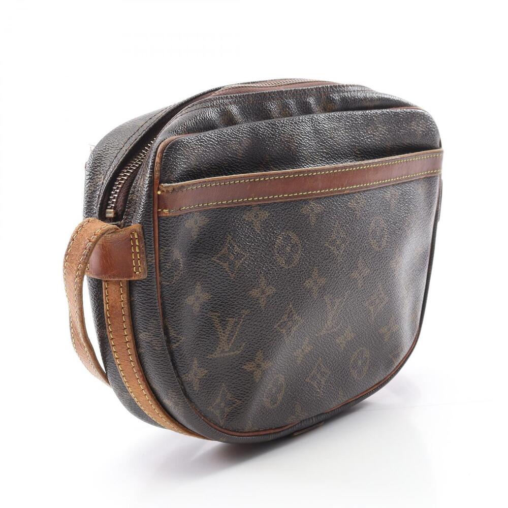 Louis Vuitton Monogram Shoulder Brown Fille Jeune Canvas Leather Bag